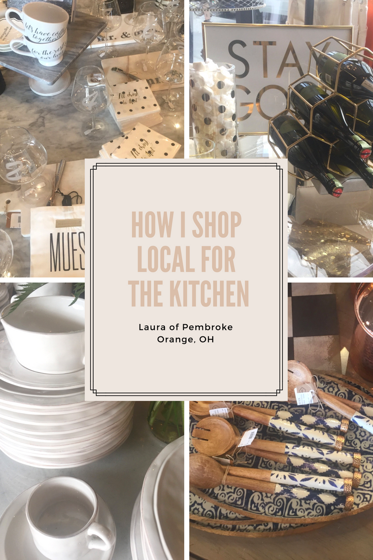 How I shop Local for The Kitchen Style